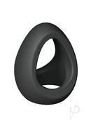 Love To Love Flux Ring Silicone Cock Ring - Black Onyx